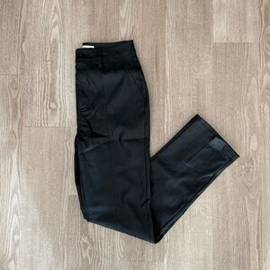 Black leather pants